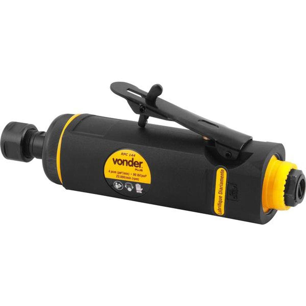 Retífica Reta Pneumática Curta 1/4” RRP144 - Vonder Plus