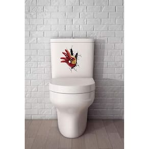 Adesivo Para Vaso Sanitário Mão Homem De Ferro