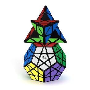 Conjunto Puzzle Cube Roxenda Speed Cube Pyramid Megaminx
