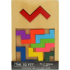 Conjunto de 3 Puzzle Mi-Toys IQ Fit Reunion para mais de 6 anos