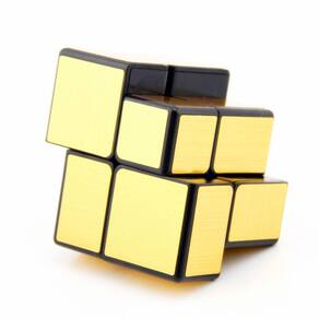 Quebra-cabeça Cuberspeed Qiyi 2x2 Mirror Golden Magic Cube
