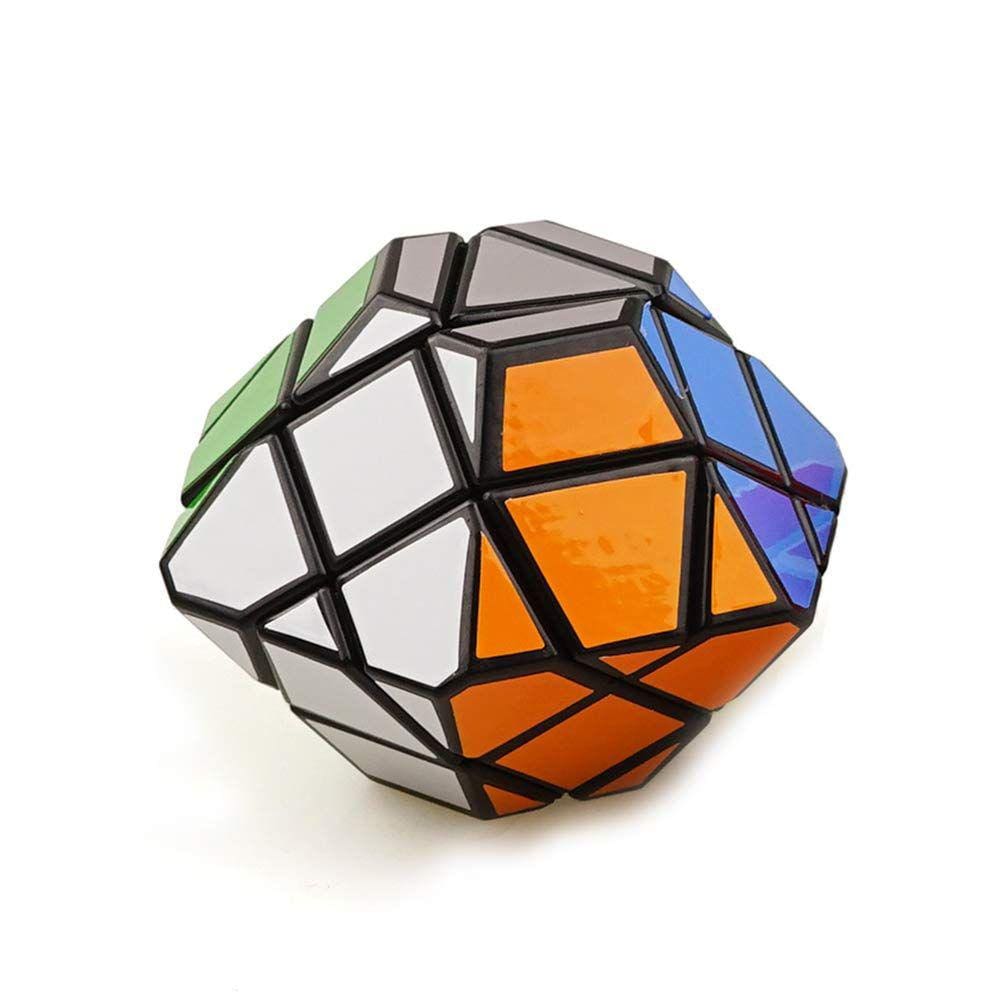 Brinquedo de quebra-cabeça SUN-WAY Flying Saucer Speed Cube UFO 3x3 preto