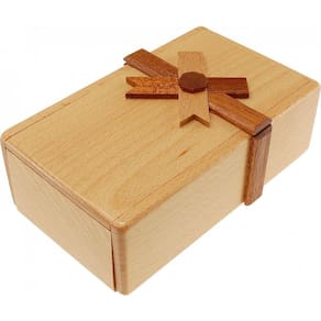 Puzzle Master Secret Opening Box 3 Quebra-cabeça de madeira