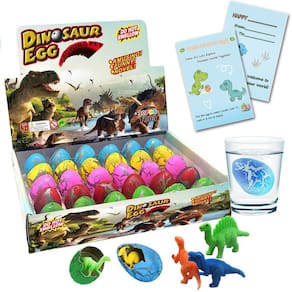 Ovos de dinossauro TRDLam para incubação em brinquedos de cultivo aquático, 30 unidades