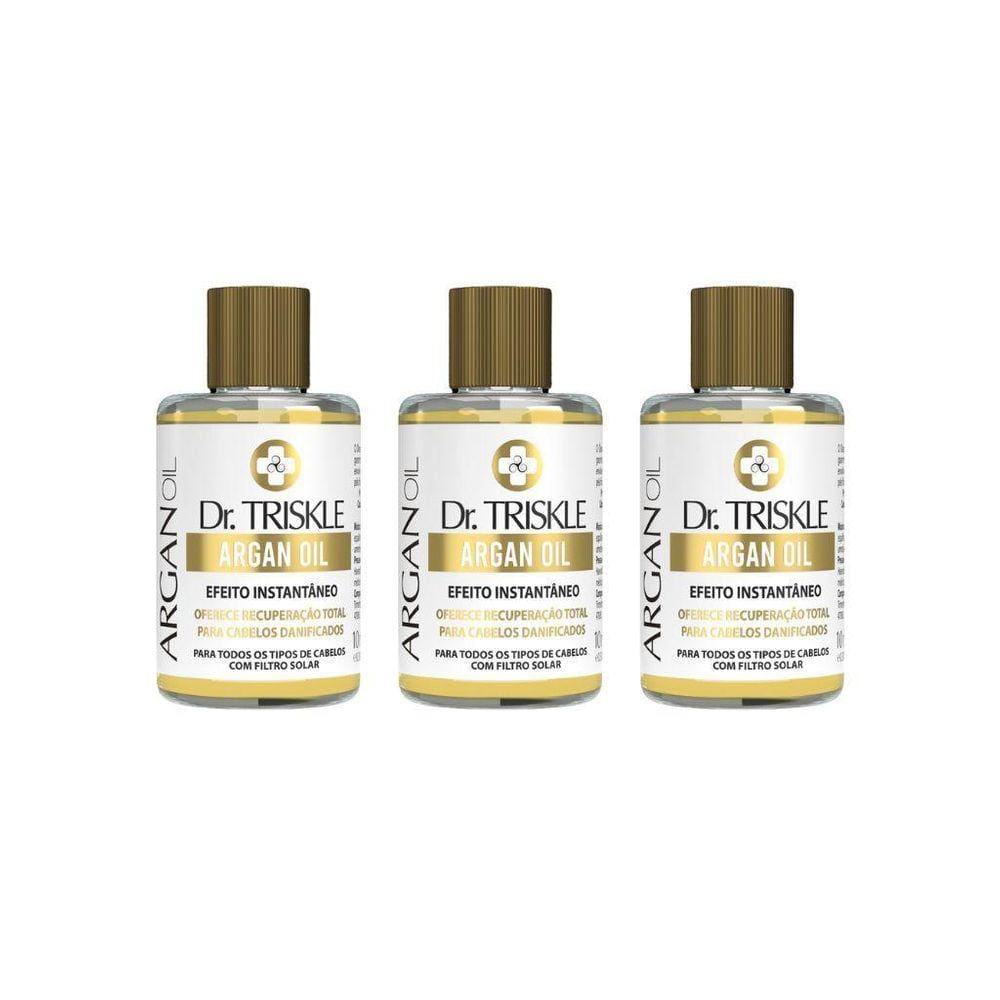 Oleo Capilar Dr Triskle 10Ml Argan Oil - Kit Com 3Un