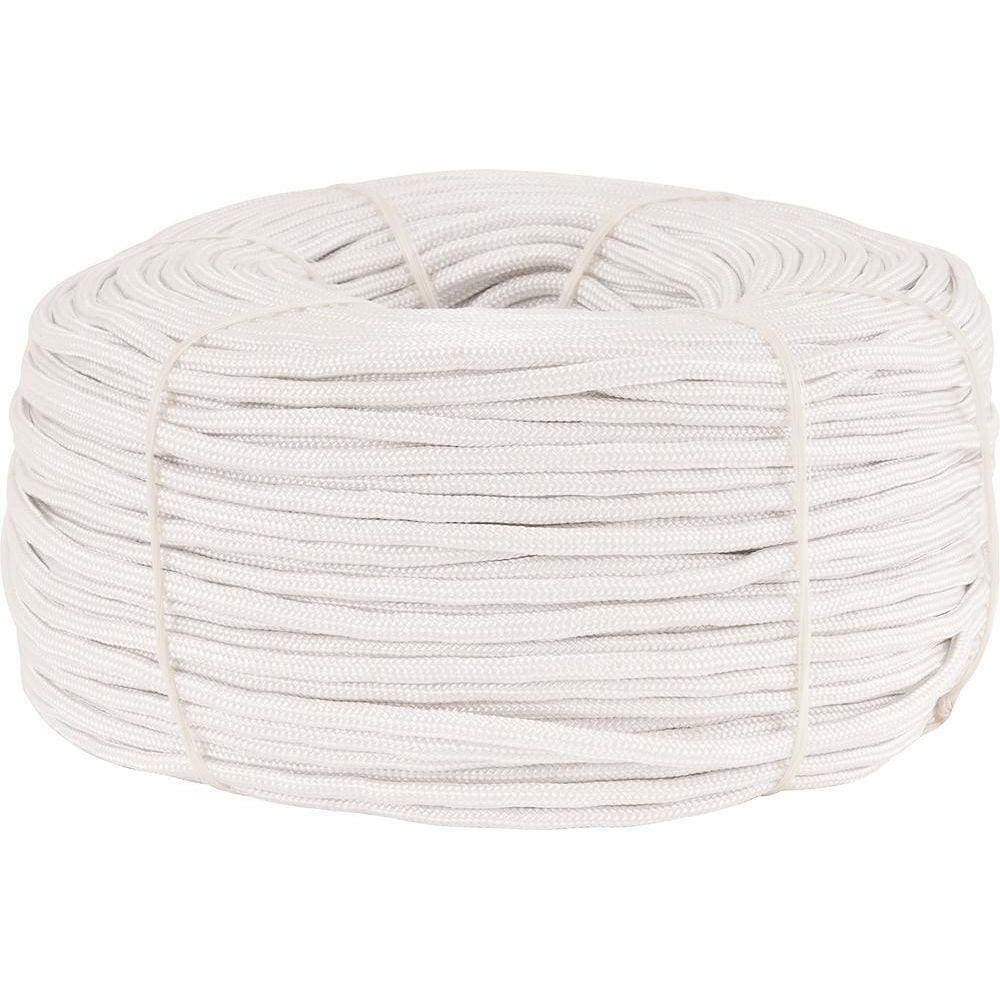 Corda Multifilamento Trançada 5,0mm 4,0kg 356 Metros Branca
