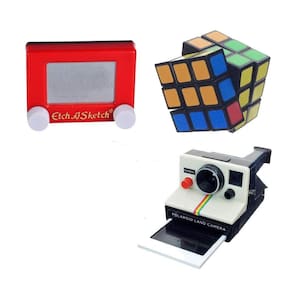 Pacote de brinquedos Pixiss World`s Smallest Rubik`s Cube, Polaroid