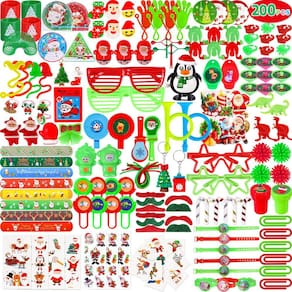 Lembrancinhas de festa de Natal Thuodo, 200 unidades, sortimento, brinquedos para crianças
