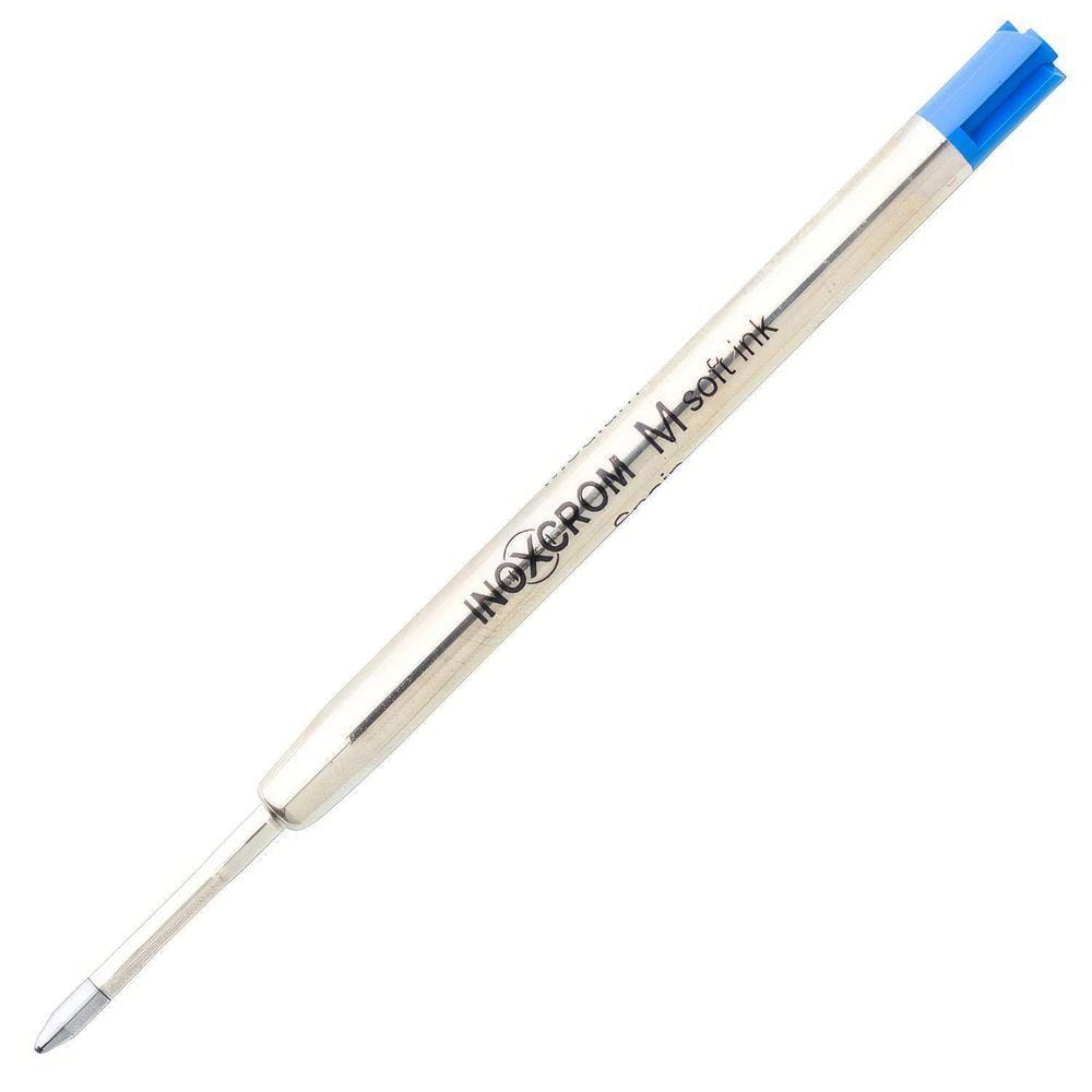 Carga Caneta Esferográfica Inoxcrom Soft Azul Universal M