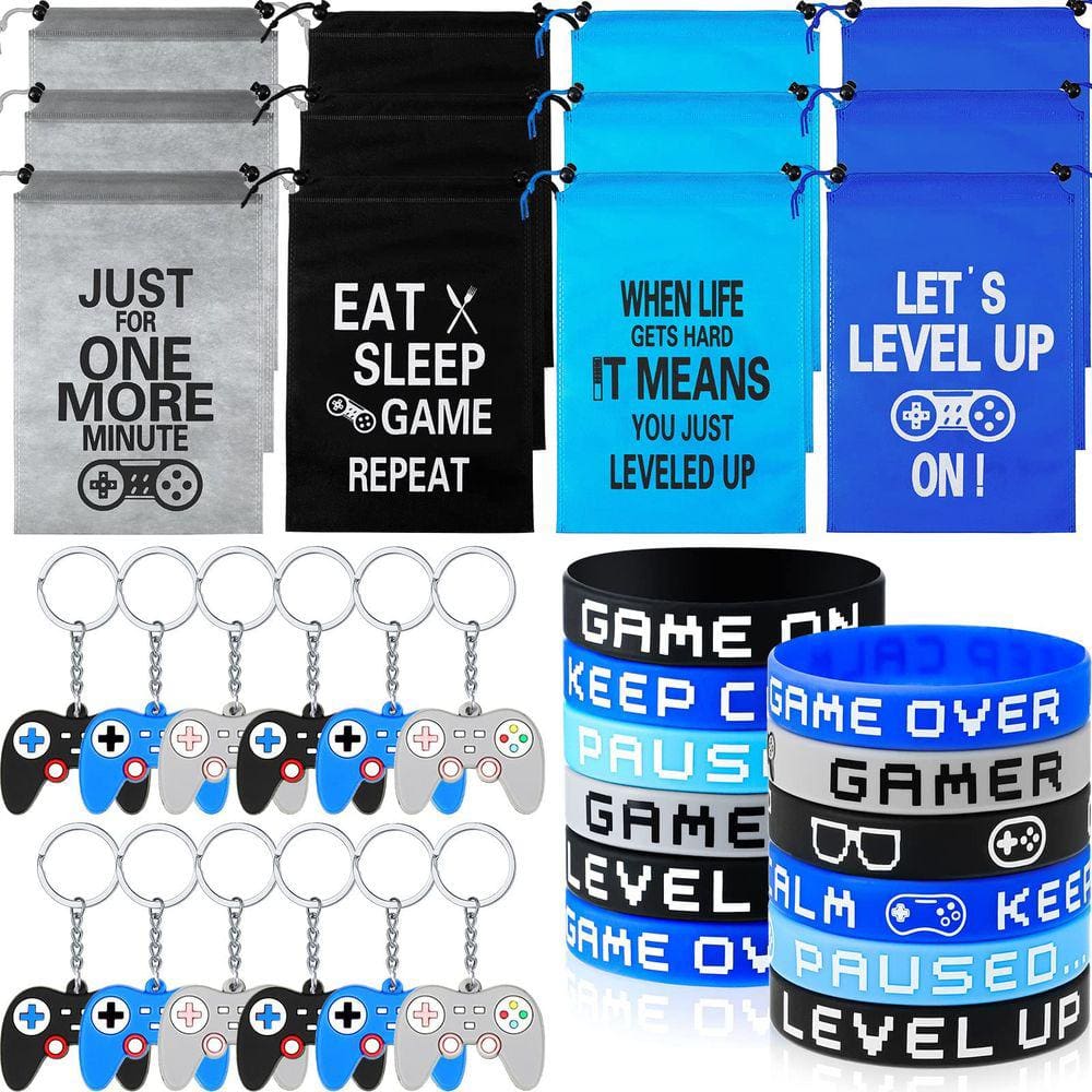 Conjunto de lembrancinhas para festas, tema de videogame Shappy 36 peças