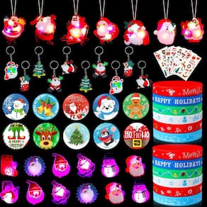 Lembrancinhas de Natal Aoriher, 72 unidades, conjunto de presentes de Natal Light Up