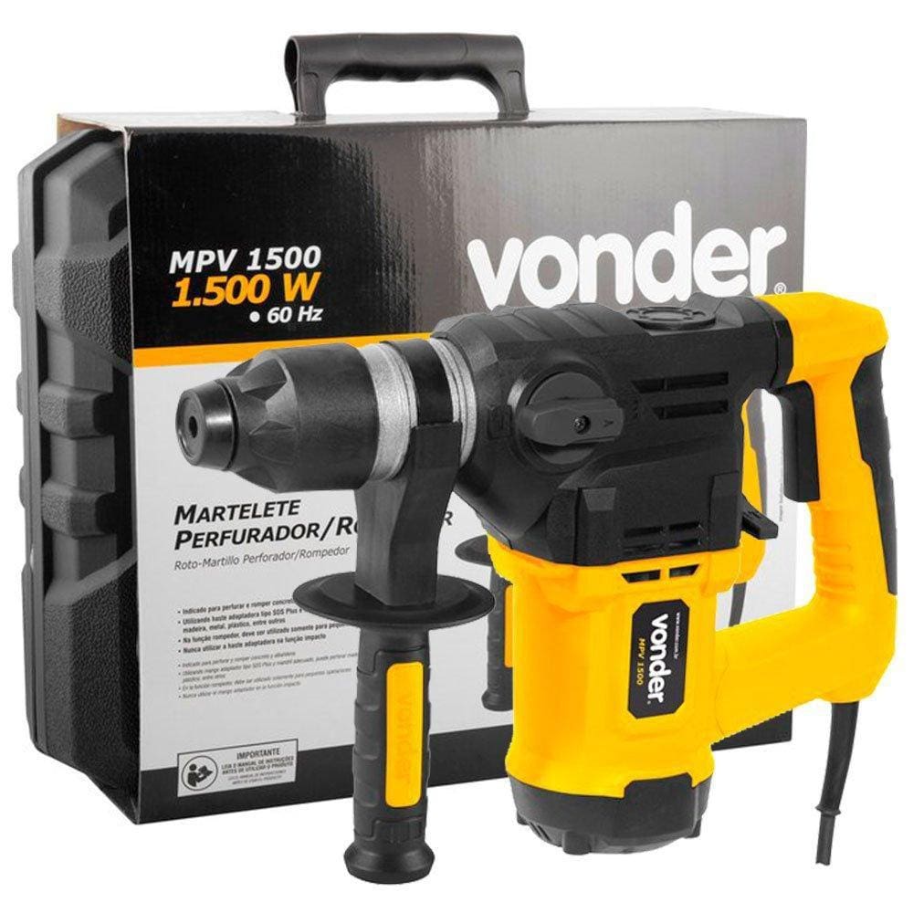 Martelete Perfurador Rompedor MPV1500 SDS Plus 1500W 5,5J Vonder