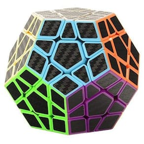 Adesivo de fibra de carbono Speed Cube Geefia 3x3 Brain Teaser