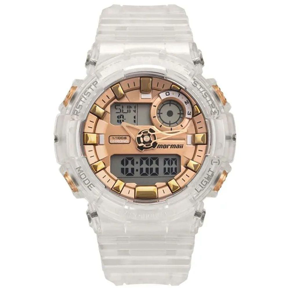 Relógio MORMAII anadigi feminino MO19780A/8B