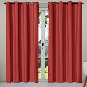 Cortina Blackout 100% Pvc 2,80M X 2,30M Vermelho Corta Luz