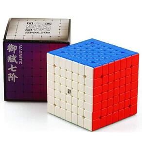 Quebra-cabeça CuberSpeed YJ Yufu v2 M 7x7 magnético sem adesivo