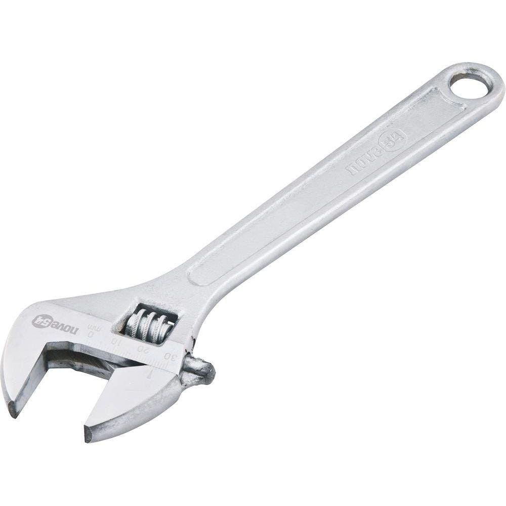Chave inglesa ajustável 15” aço carbono cromada - Nove54