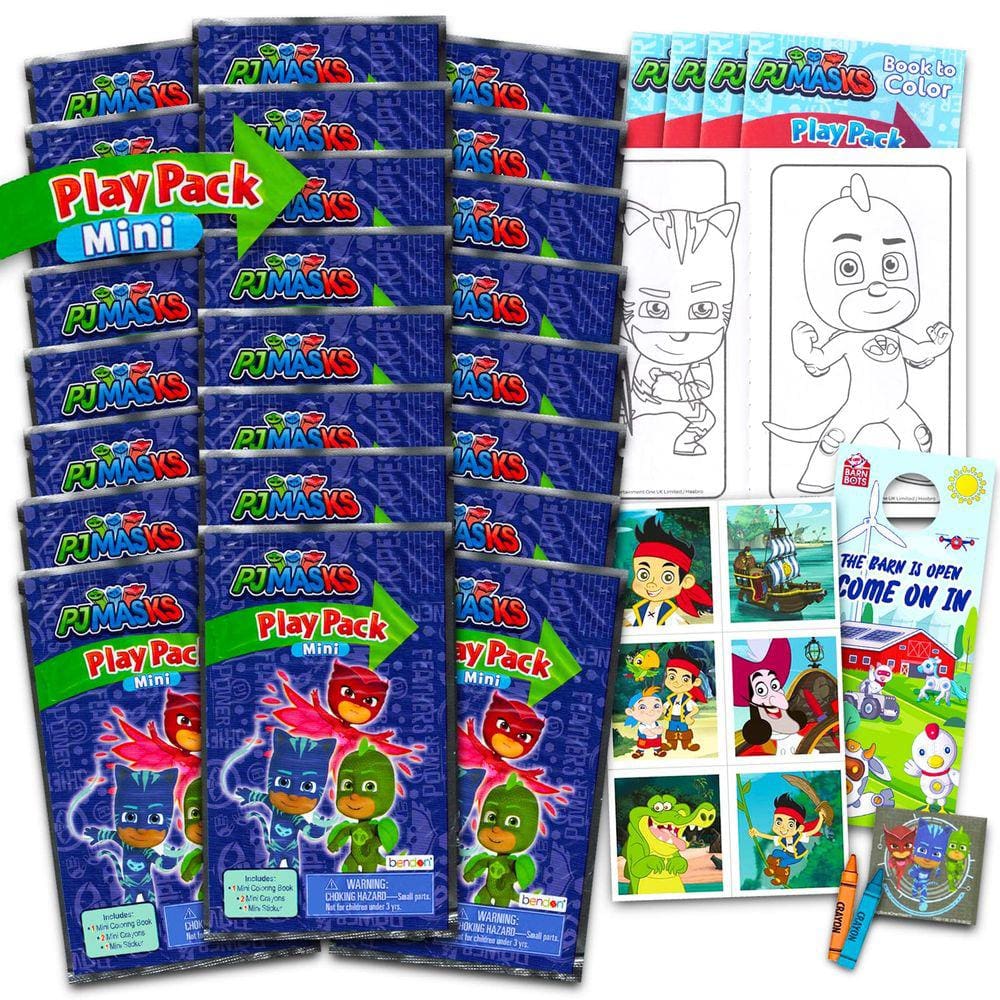 Conjunto de lembrancinhas de festa para crianças com 24 pacotes Grab n Go Play