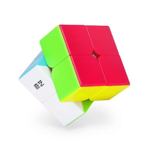 Quebra-cabeça Speed Cube Julysgift 2x2 sem adesivo Magic Cube 2