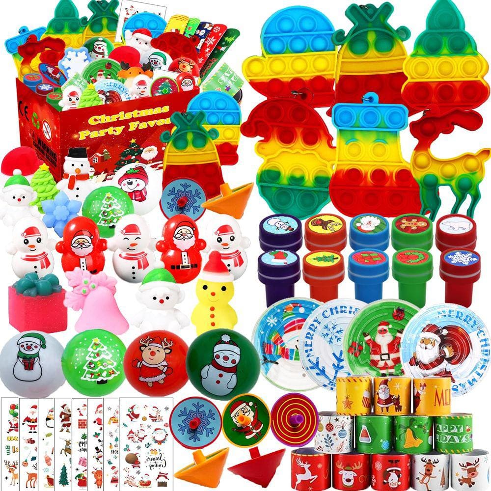 Lembrancinhas de festa de Natal Kaisbro 66 unidades Pop Fidget it Toys Kid
