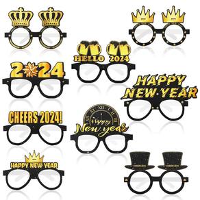 Óculos de Ano Novo YZWDYY 2024 Feliz Ano Novo x9