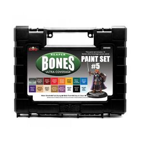 Conjunto de pintura Reaper Master Series Bones UltraCoverage 5 Miniat
