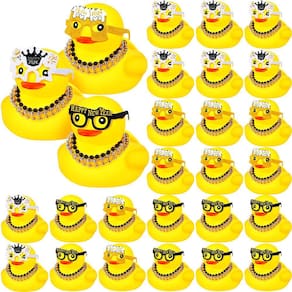Colar de jipe pequeno Rubber Ducks Liliful Bulk com óculos