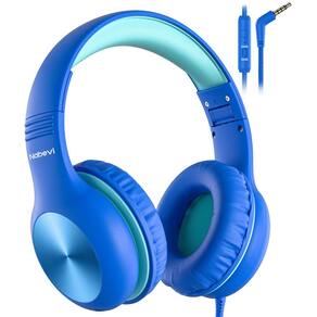 Fones de ouvido Nabevi Kids Over-Ear com limite de volume de 85/94dB do MIC