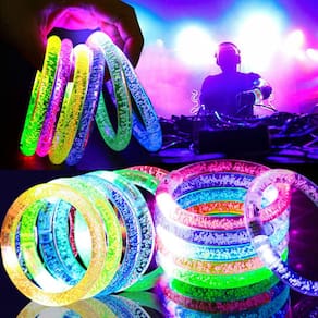 Pulseiras Glow Sticks AIRNEY, 40 unidades para festa, salão de Natal