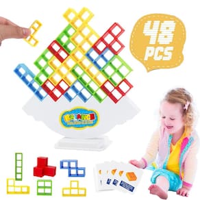 Balance Tower Tetris Game Xesakesi 48 unidades para crianças e adultos
