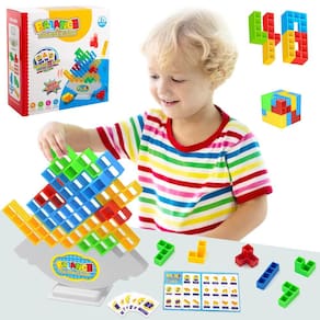 Tetra Tower Game LUYITOM 48 PCS Balancing Stack Building Blog