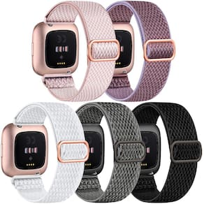 Pulseira de relógio DaQin Elastic Sport Nylon para Fitbit Versa 2