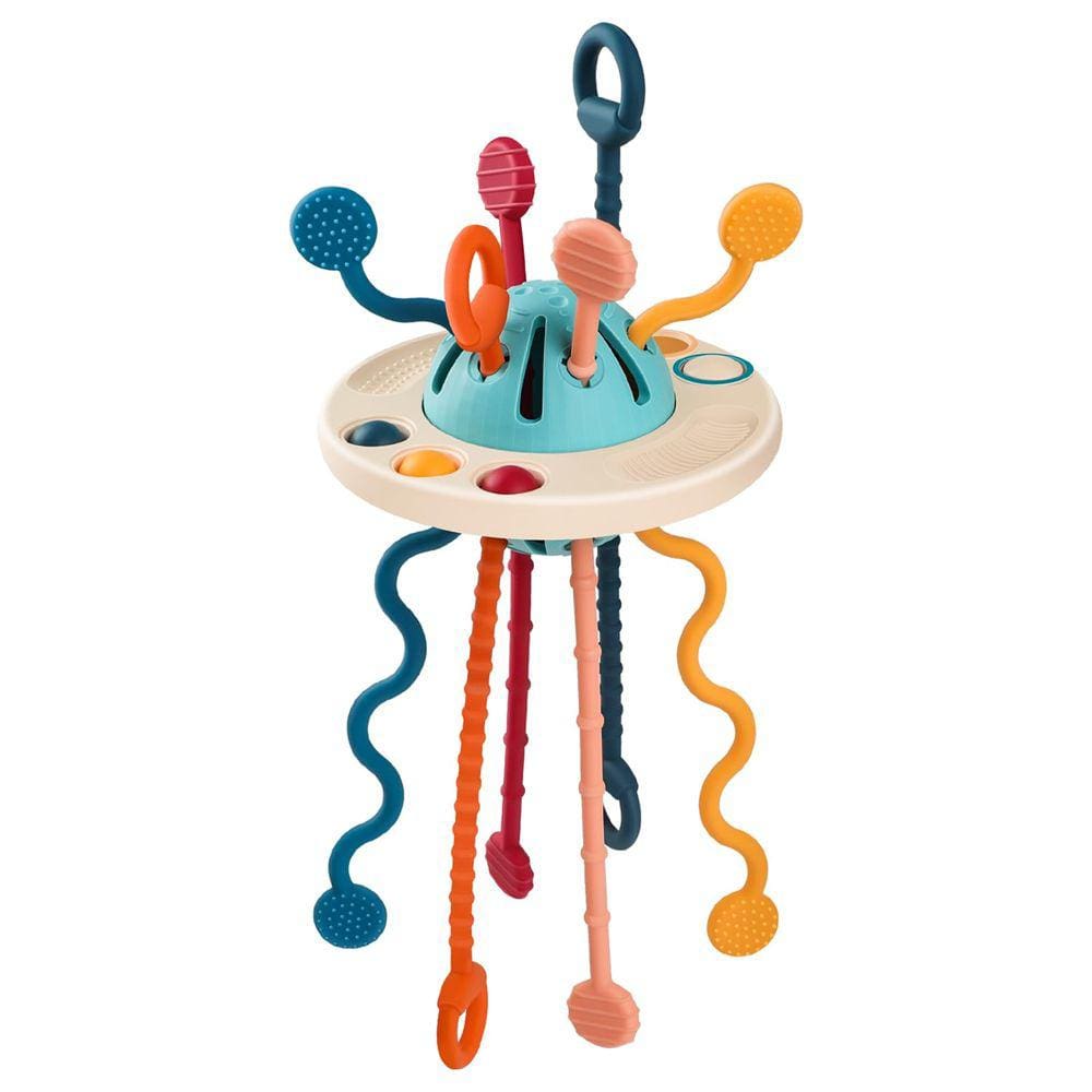 Brinquedos Montessori para bebês TOHIBEE Pull String de silicone de qualidade alimentar
