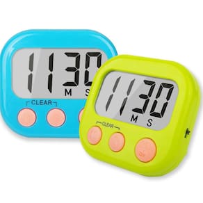 Temporizadores de sala de aula AOUCE Large Magnetic Digital Timer, pacote com 2