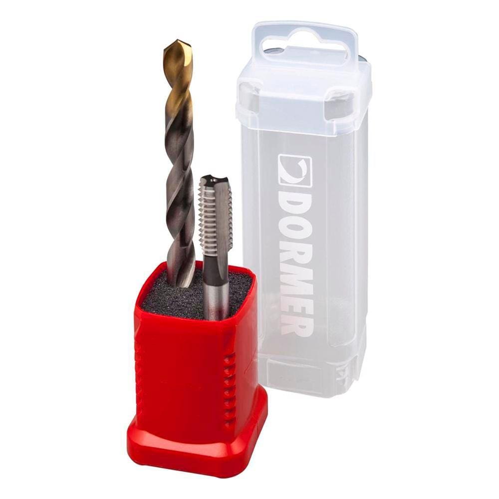 Kit Duo Pack com Macho E500 Canal Reto M6 + Broca A002 Ponta Tin 5 MM - Dormer L000E500M6NO3XA002