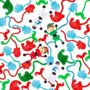 Conjunto de brinquedos pegajosos POPLAY Christmas, 60 unidades para lembrancinhas infantis