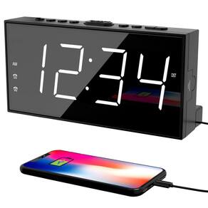 Despertador PPLEE Digital com 2 alarmes e porta de carregamento USB