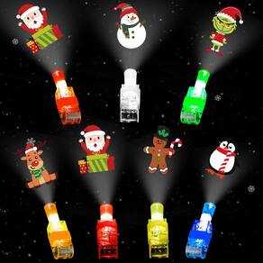 Lembrancinhas de festa de Natal COKOKA LED Light Up Finger Lights 36P
