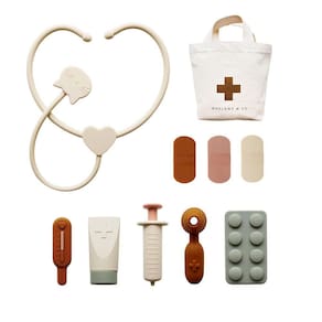 Doctor Kit Marlowe & Co de silicone para crianças de 3 a 5 anos 10 P