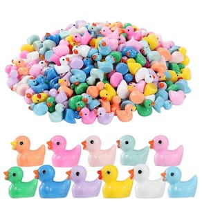 Estatuetas de pato LOUHUA Mini Ducks, pacote com 220 para decoração
