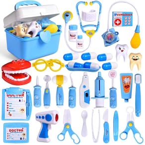 Conjunto médico Pretend Play FUN LITTLE TOYS Kid Dentist 31 unidades