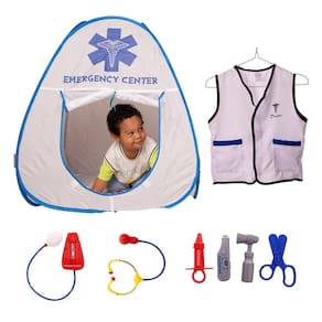 Kit médico GARYCARE novo para crianças de 3 a 5 anos com barraca de emergência