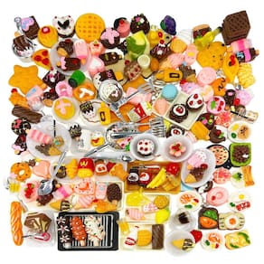 Conjunto Dollhouse Miniature Food Pretend, 200 unidades HUADELAIMA