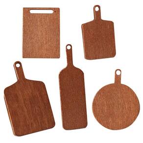 Tábua de cortar Zerodeko Dollhouse Miniature Wood 10 PCS