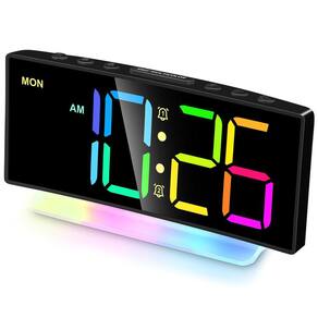 Despertador Cadmos Extra Loud para pessoas que dormem pesado com luz RGB