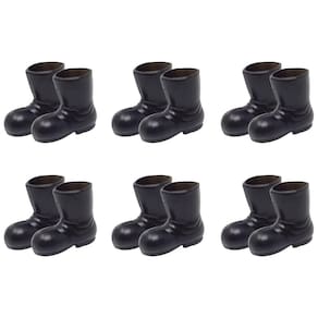 Mini sapatos de Papai Noel, botas, decoração de artesanato de Natal
