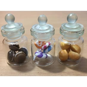 Conjunto de comida em miniatura Mr_air_Thai_Miniature Chocolate Cookie Cat
