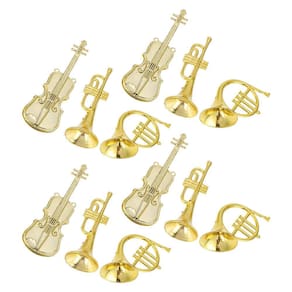 Enfeites de árvore de Natal Gadpiparty Musical Instruments