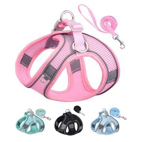 Conjunto de arnês para cães Solmoony No Pull com coleira para cães pequenos (Pi)