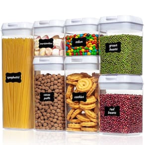 Recipientes de armazenamento de alimentos Vtopmart Airtight 7 peças sem BPA